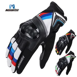 Summer Breathable Men Motocross accessories Motorcycle Gloves Fingerless Gloves Moto Equipment Protect Motocyclist Guantes moto
