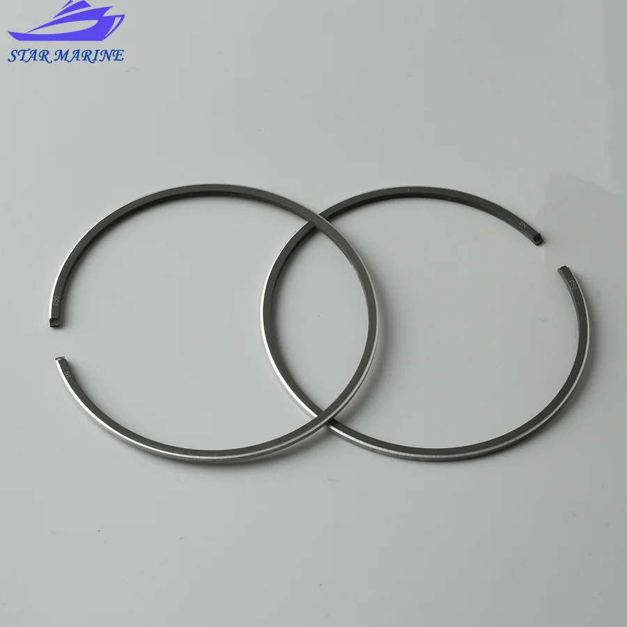 

6H4-11635-01-00 Комплект поршней (0,25 мм снаружи) для подвесного 2-тактного двигателя Yamaha 25HP 40HP 50HP 6H4-11635 6H4-11635-01 Лодочный двигатель