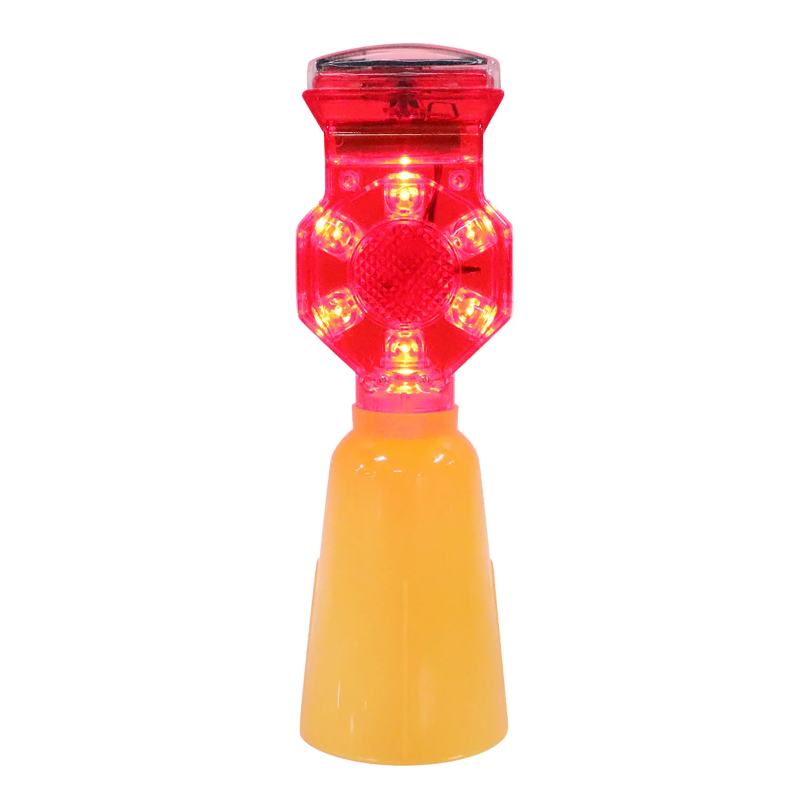 

Solar Powered Strobe Warning Light Weatherproof Heavy Duty Emergency Beacon Light for Vehicle Safety Traffic Control Car Truck