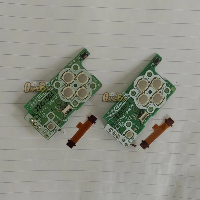 Original Power Switch ABXY ปุ่มคีย์บอร์ดสําหรับคอนโซล Nintendo DSi