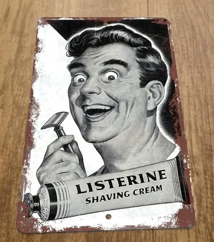 Shaving Cream Vintage Ad  Metal Wall Sign