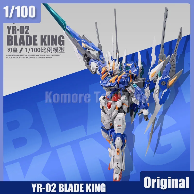 

Original Snaa Model 1/100 Yr-02 Blade King Action Model Alloy Skeleton Assembly Models Toys Emperor Series Collection Kids Gifts