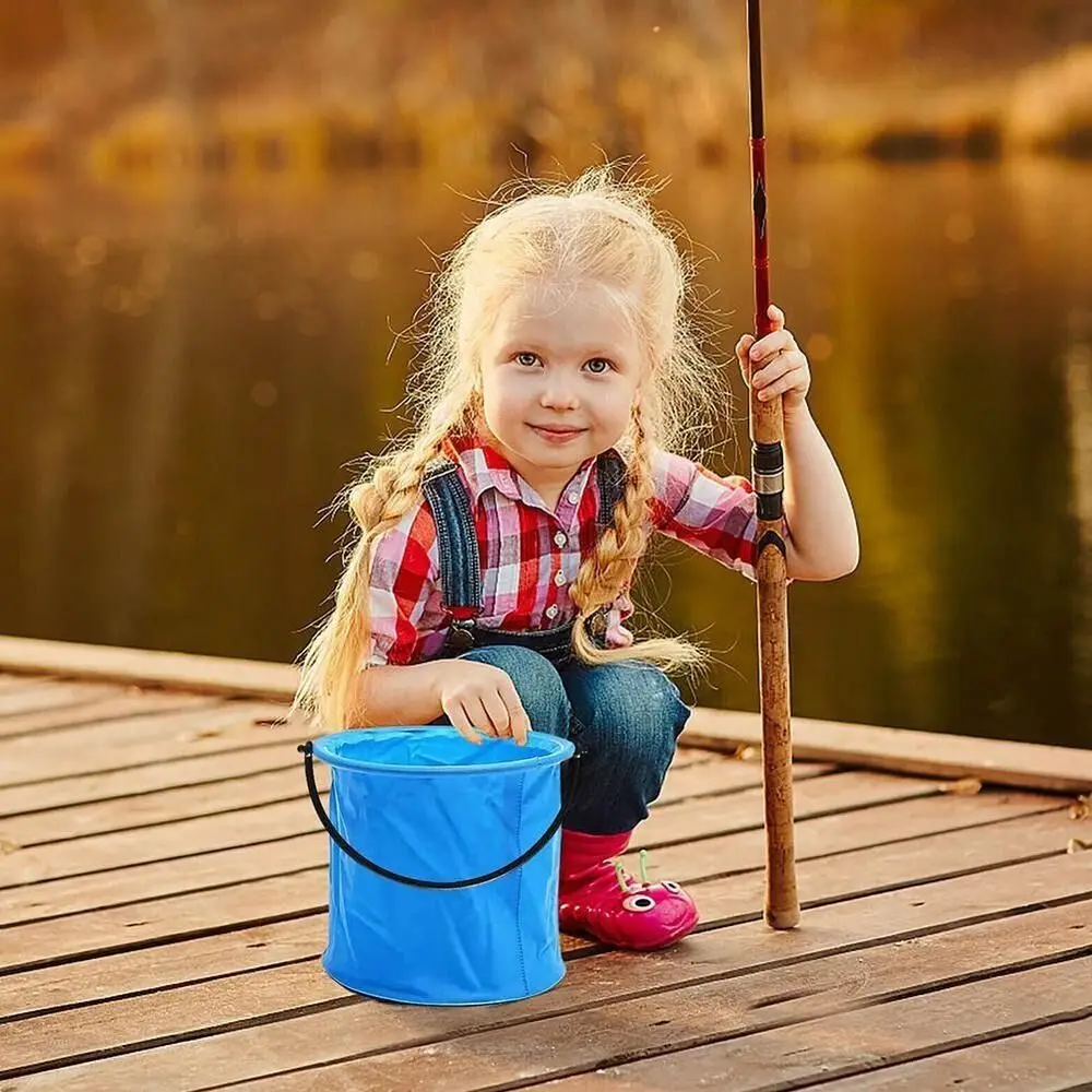 Neuer Tragbarer Wasserspiel-Eimer Faltbarer Wassereimer Strand
