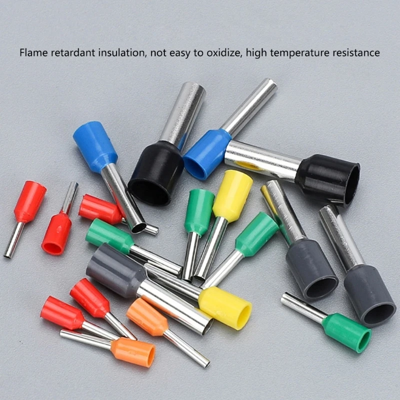 Insulated Crimps Ferrule Set for Cables 400pcs Assorted Size 0.5-10mm² Ferrules