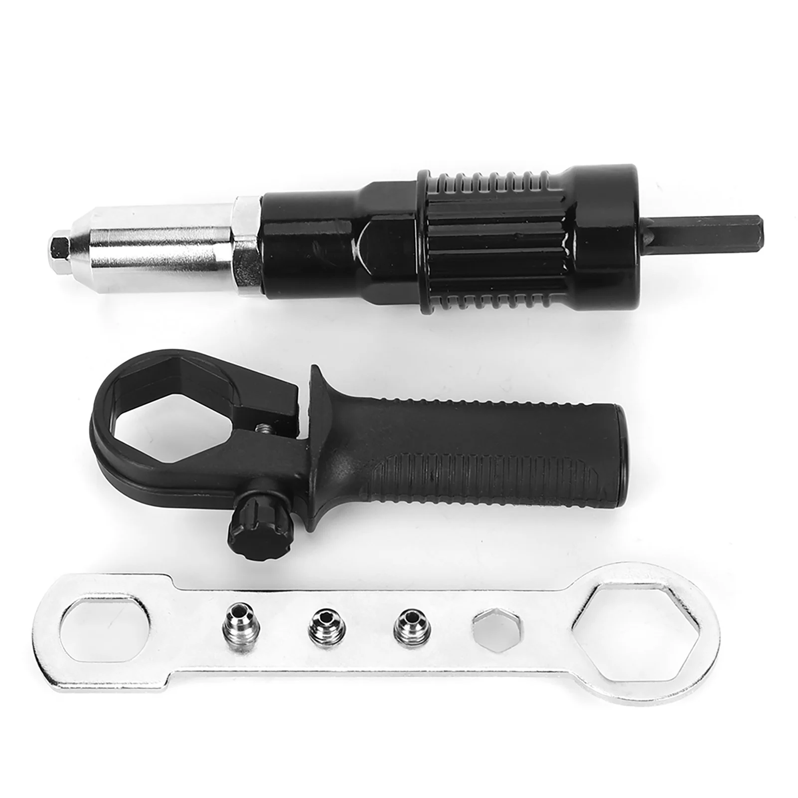 Rivet Gun Adapter Insert Set Durable High Hardness Alloy Steel Electric Handle Tool