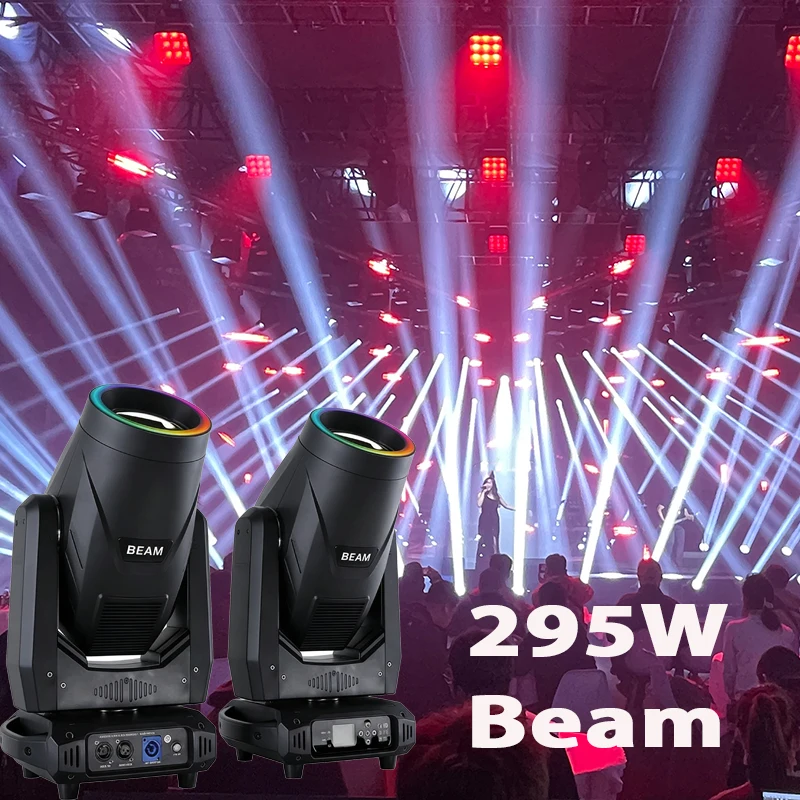 

Мощный прожектор с подвижной головкой 295 Вт для сценического освещения