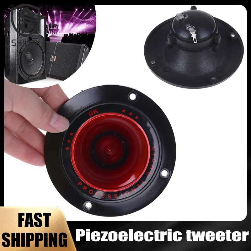 1Pcs Piezoelectric Tweeter 98MM Audio Speaker For Subwoofer Speakers Stage Sound DIY Treble Loudspeaker Wholesale