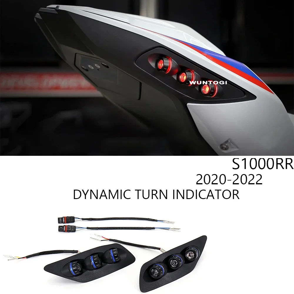 

For BMW S1000RR S 1000 RR 2020-2022 Motorcycle LED Turn Signals Turn Indicator LED Integrated Tail Light Blinker Lamp Kits