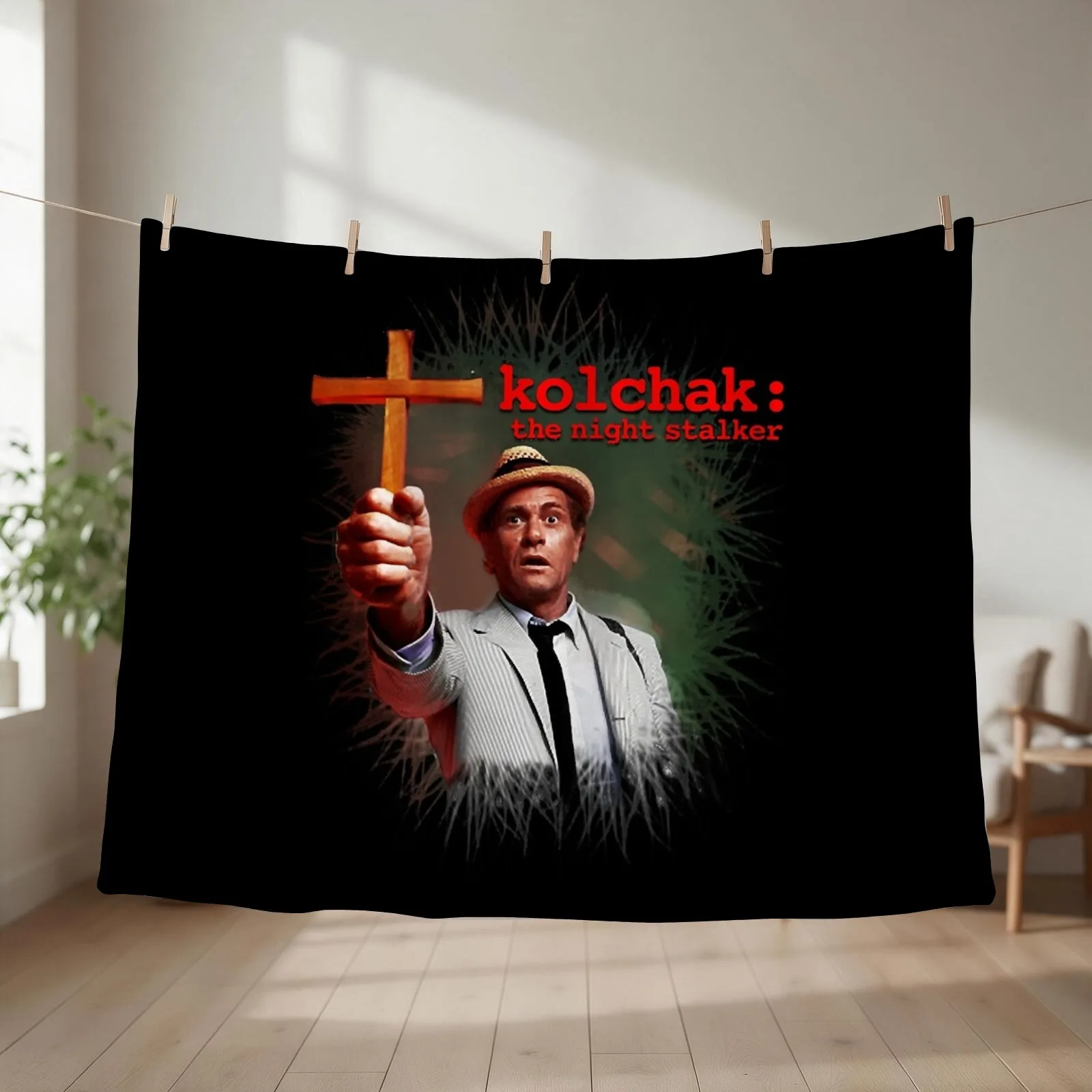 Carl Kolchak - The Night Stalker Throw Blanket couch cozy soft plush fuzzy picnic outdoor blanket