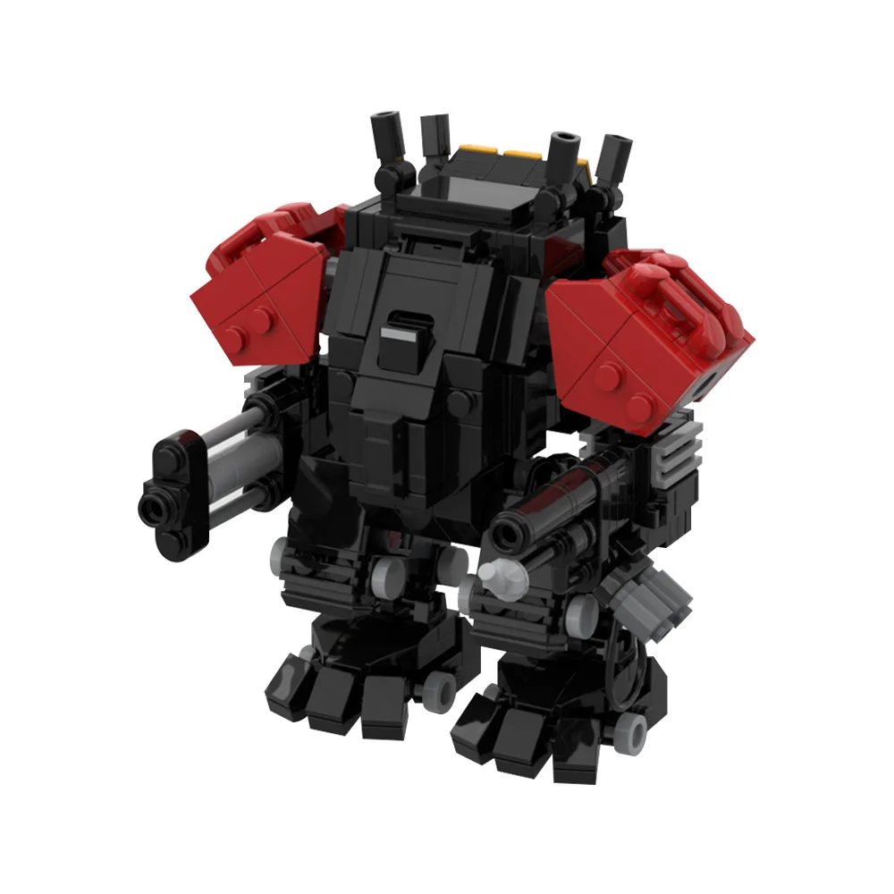 Moc filme helldiverseds automaton hulk mech monsterblocos de construção modelo gatling sentinela hulk scorcher tijolos montado brinquedo presente