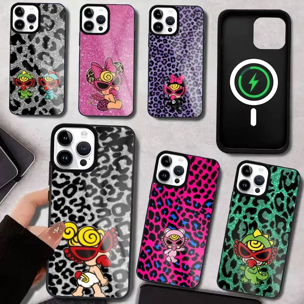 

H-Hysteric M-Mini Phone Case For iPhone17,16,15,14,13,12,11 Plus,Pro Max Magnetic For Magsafe Wireless Charging