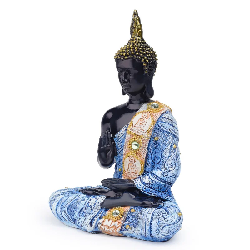 

Юго-Восточная Азия Стиль Цвет Смола Ремесло Тайский Ресторан Имитация Бронзы Спящая Статуя Будды Украшение