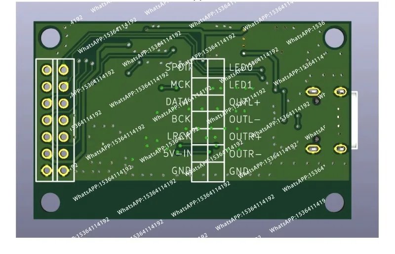 Type-c USB Sound Card QCC5181 Bluetooth Digital Interface Module USB To I2S Output Ldac Aptx Decoding