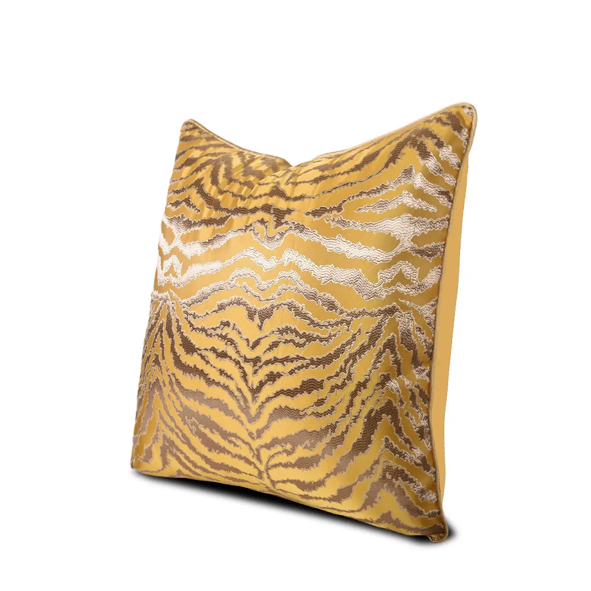Design Luxury Sofa Cushion Cover Golden Tiger Stripe Geometric Pillow Covers for Home Sofa Decoration 30x50 45x45 50x50 60x60cm