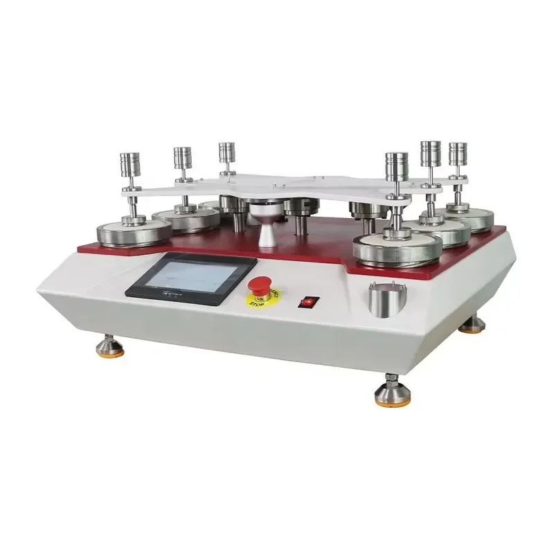 ASTM D4970 ISO 12947 Textile Martindale Abrasion Pilling Tester BS 3424 JIS L1096 Fabric Garment Wear Resistance Testing