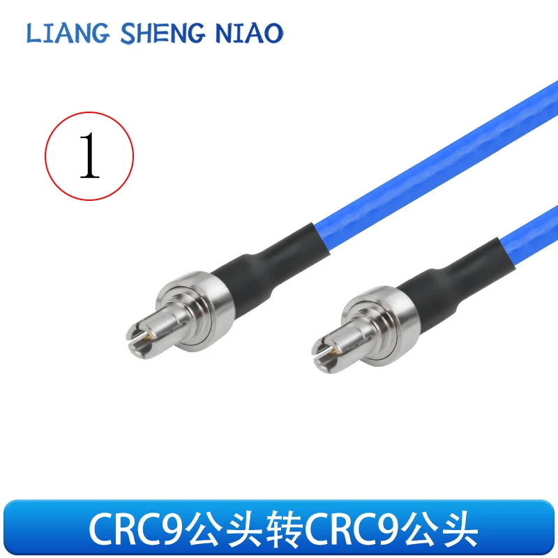 Cable adaptador RF azul RG316 CRC9 a TS9 macho y hembra CRC9 a TS9 Cable de extensión de cable de conexión