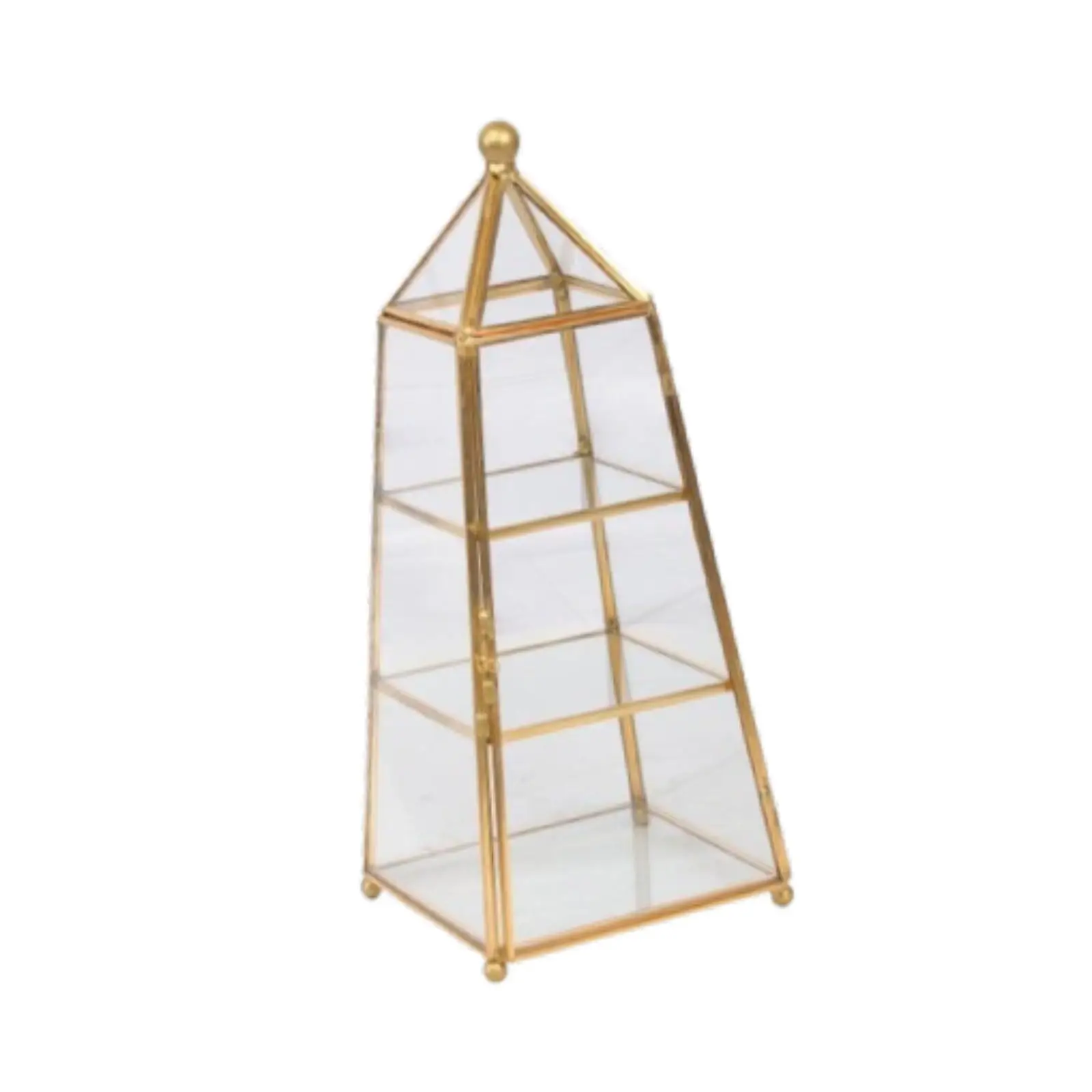 

Glass Jewelry Box Trinket Box Elegant Gift Luxury Multi Layer Jewelry Display Case Makeup Storage Case for Pendants Bracelets