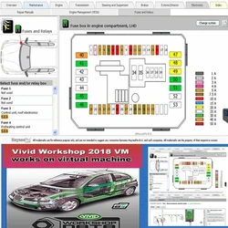 Vivid workshop 2018/2015/2010 motoryzacja żywy 2018 Atris-Technik katalog części europa naprawa samochodów żywy schemat okablowania warsztatowego