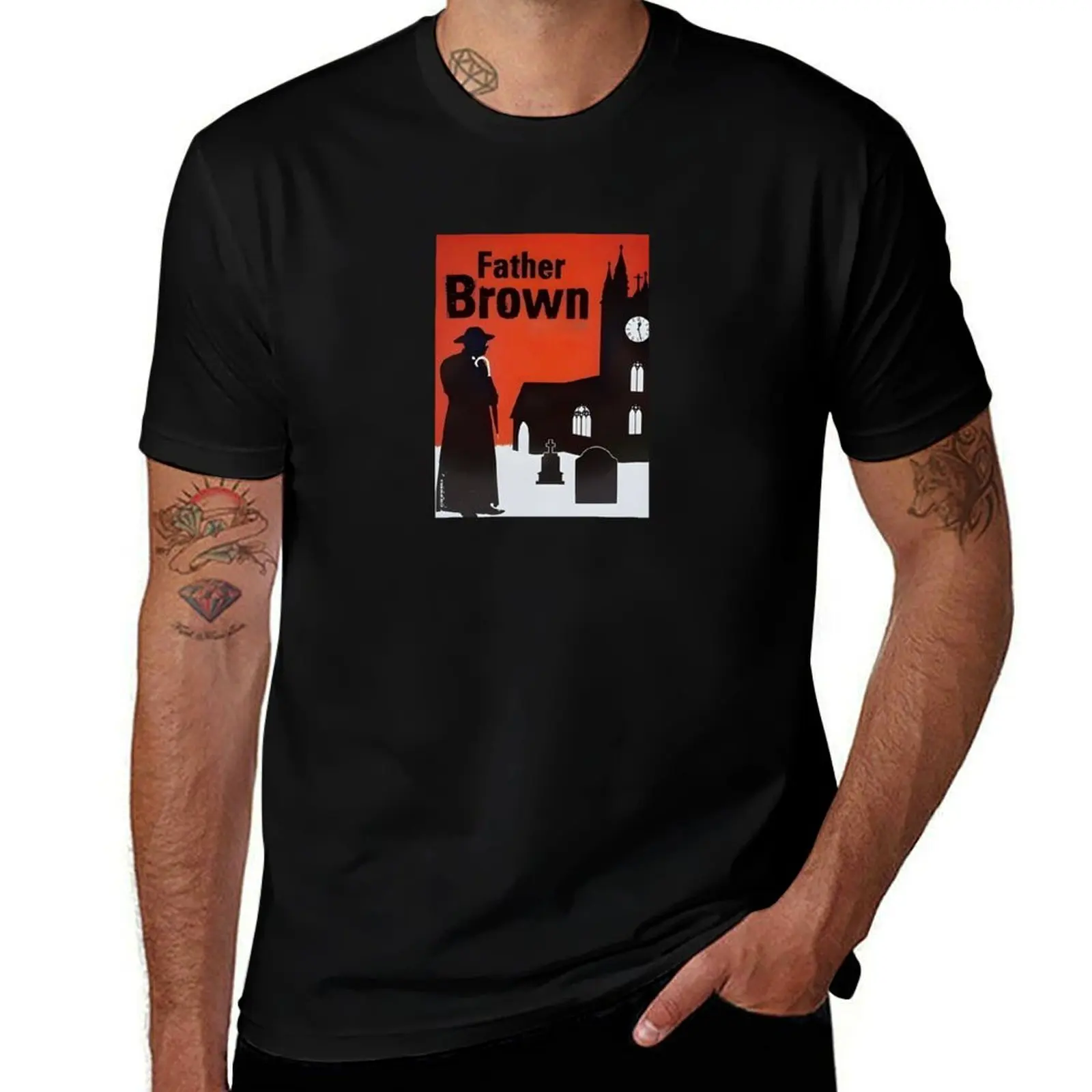 

Father Brown Title Image T-Shirt Funny t-shirt animal prinfor boys funny t shirts men