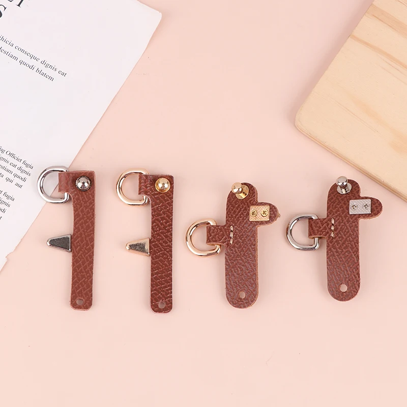 1Pair Punch-free Leather Women Shoulder Strap Replacement Conversion Hang Buckle Transformation Buckle