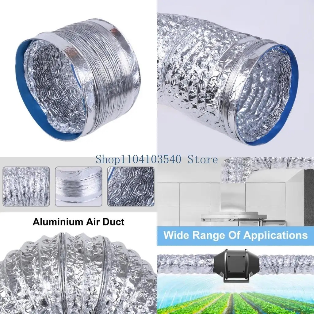 

02DC 8-дюймовый вытяжной вентилятор, вентиляционный шланг, паяльник, инструмент для удаления дыма, алюминий