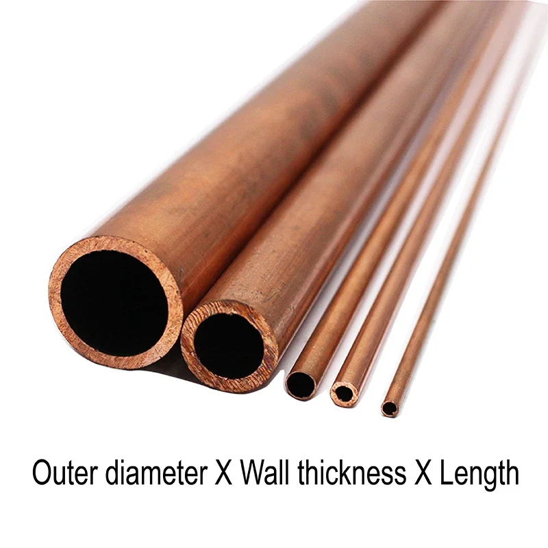 Copper Round Tube Pipe Outer Diameter 20 21 22 23 24 25 26 27 28 29 30 32 35 38 40 42 45 50 55 60 70 75 80 90mm