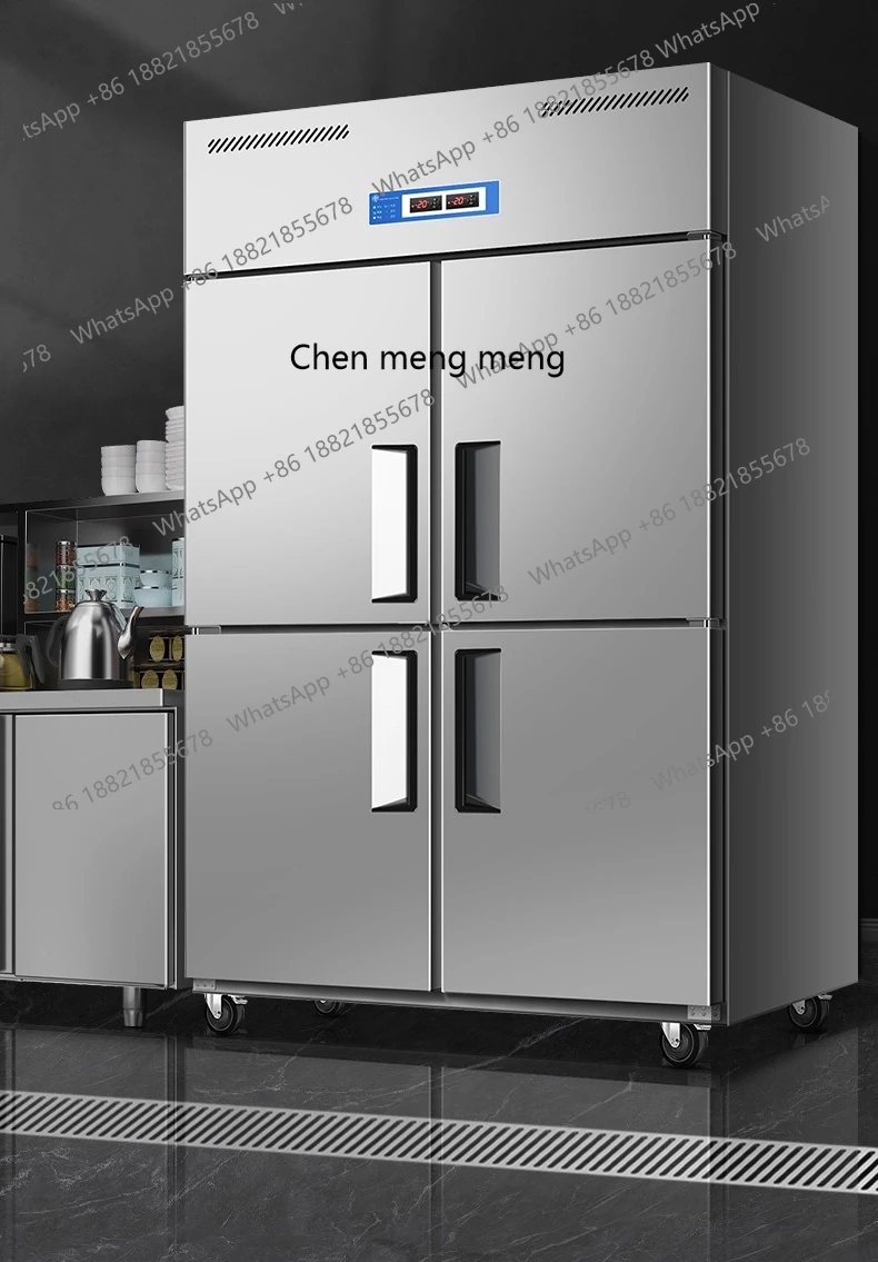 

Freezer Kitchen Vertical Fresh-keeping Cabinet Dual Temperature Six-door Large Capacity Frost-free Freezer
