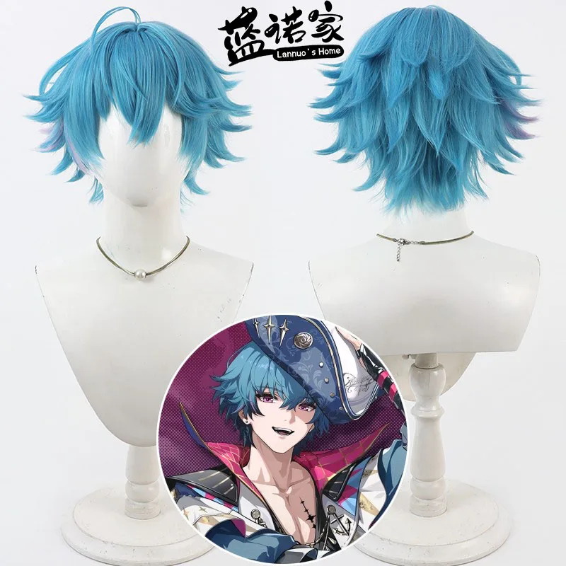 

Game Wuthering Waves Brant Cos Cosplay Wig Halloween Carnival Party Prop Synthetic Hair Heat Resistant Fiber + Wig Cap