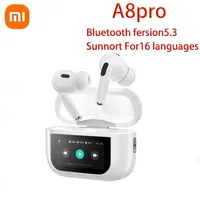 Xiaomi A8 Pro Wireless Headset LED Screen ANC Noise Cancellation Bluetooth 5.4 Android IOS Gaming Sports Waterproof Headset