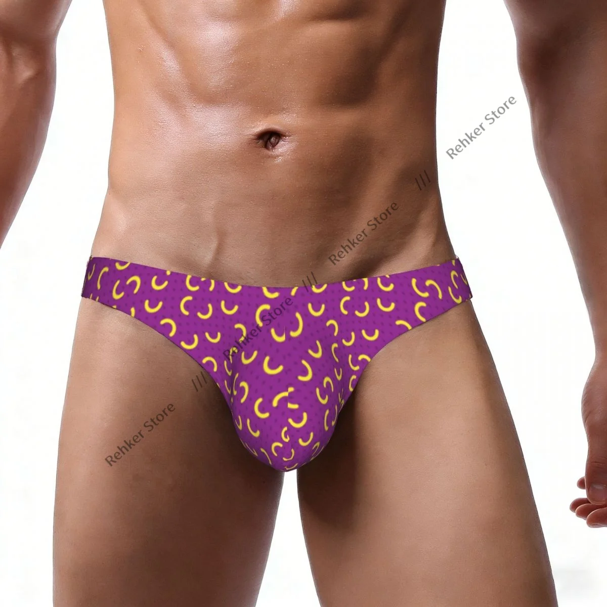 Hipster Memphis Geometric Pattern Men's Briefs Sexy Underpants Bikini Underwear Men Panties