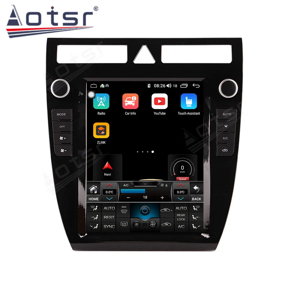 6+128G For Audi A6 1999- 2003 Android Car radio Multimedia Player PX6 tesla Stereo Audio autoradio GPS Navi Head unit Player