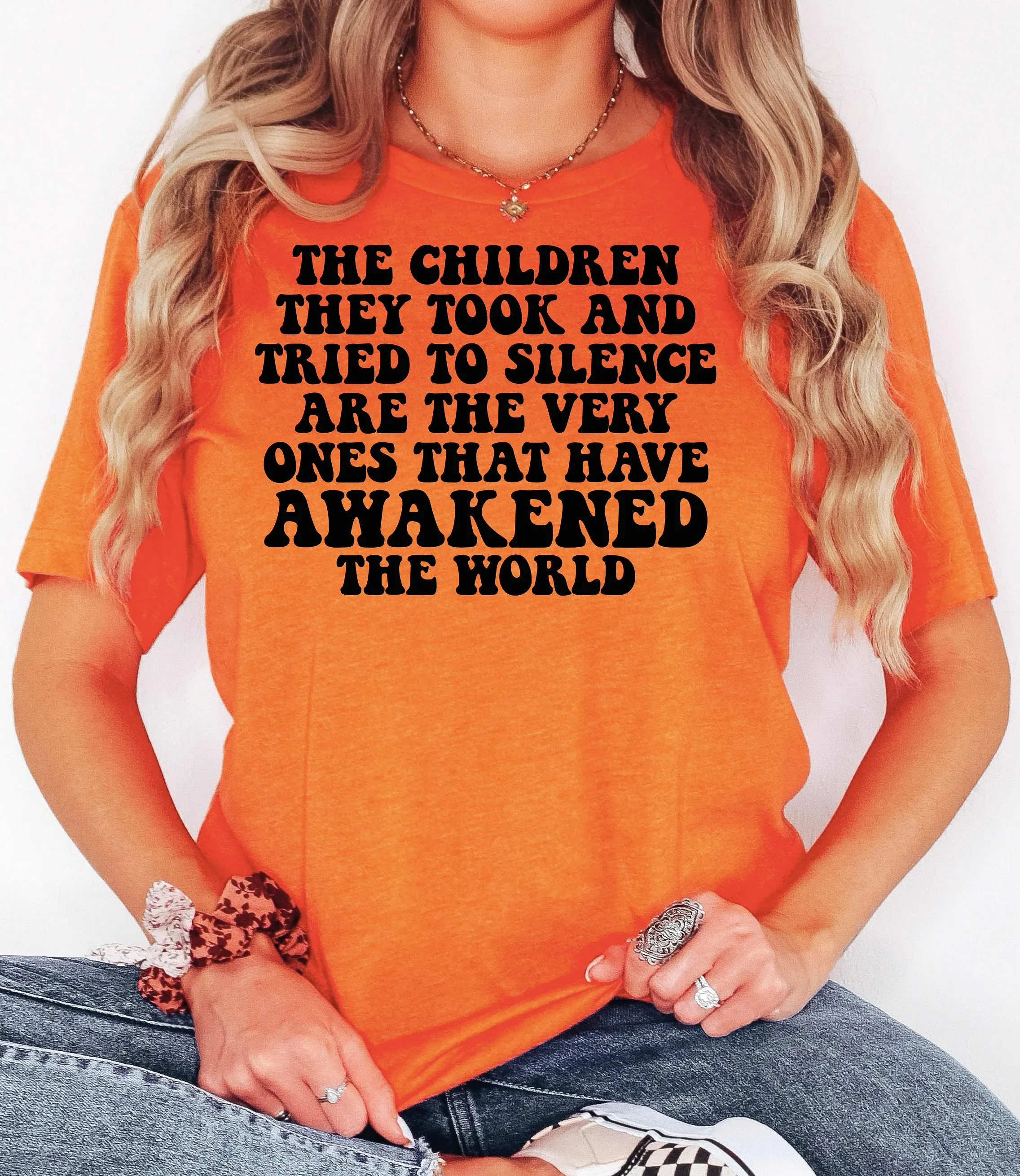 Orange Day Awareness T Shirt Indigenous Children Canada Unity Americans Indian Blood Native Child