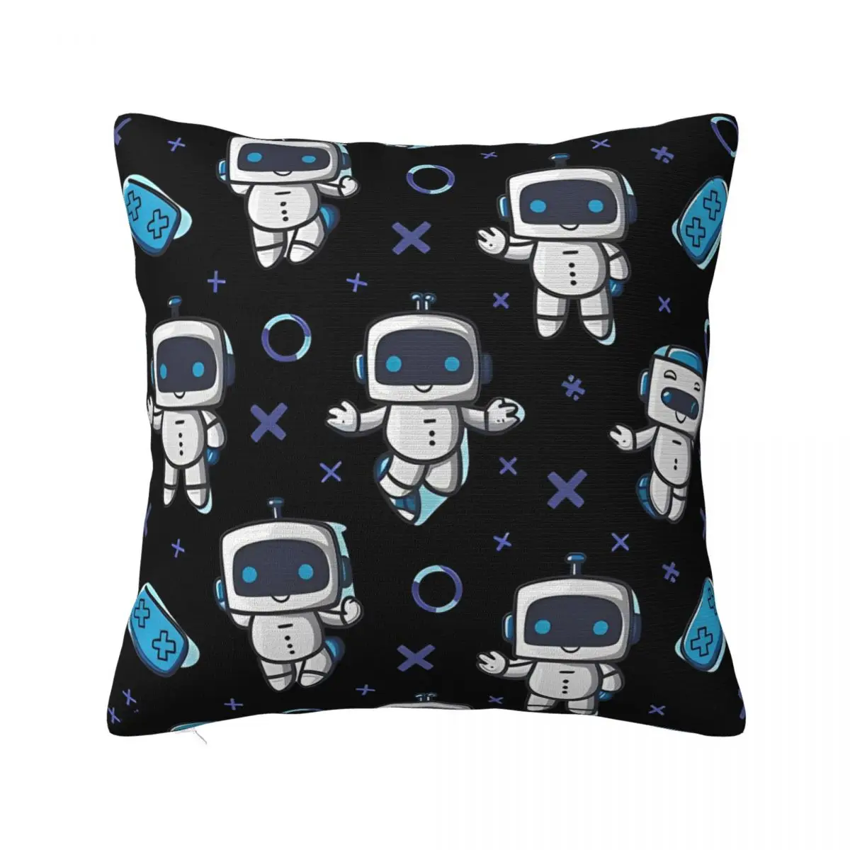 Astros Playroom Astrobot Pillowcase Soft Polyester Cushion Cover Decor Pillow Case Cover Home Dropshipping 45X45cm