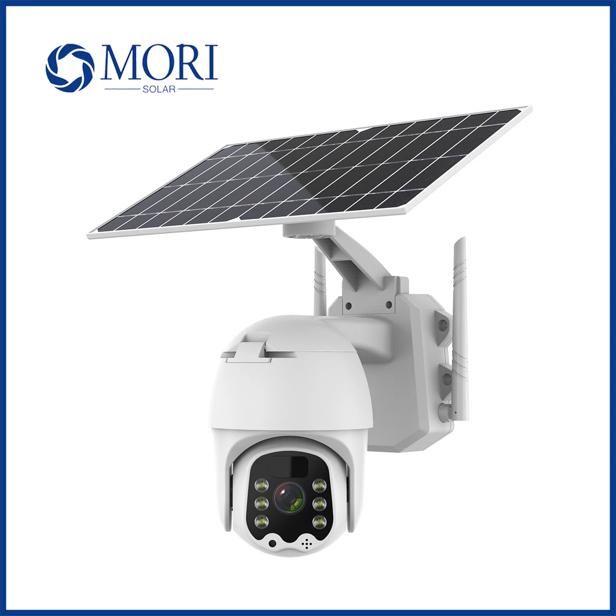 i-Cam+ 4MP HD Solar PTZ 4G Camera Wifi Outdoor with Colorful IR Night Vision and Two Way Audio H.265 Video Compression Low Power