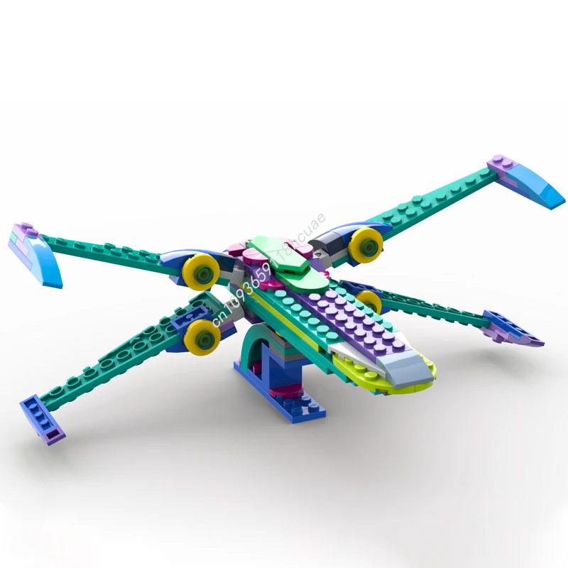 

127 шт. MOC экзотические строительные блоки X-Wing, игрушка для развития терпения и концентрации, Рождественская игрушка в подарок, образовательная STEM