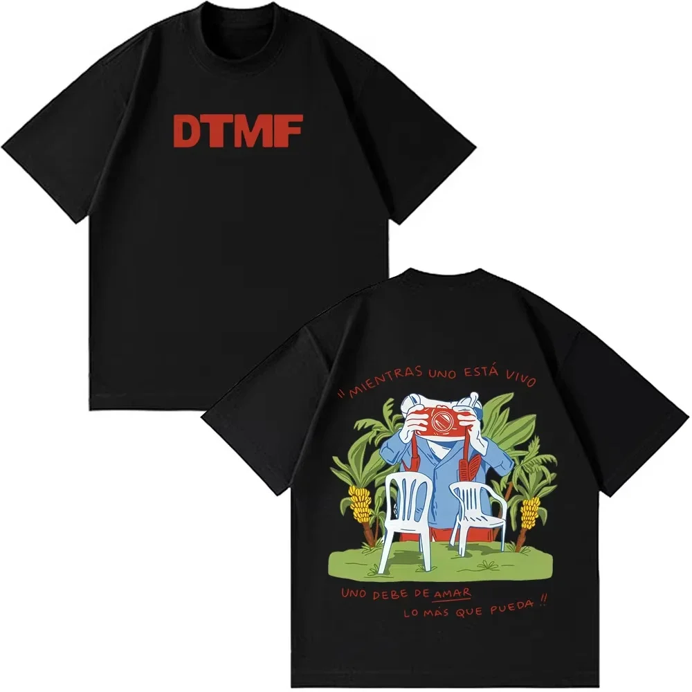 

Rapper Bad Bunny Tour 2026 Printed T Shirts Men Women Hip Hop Oversized T-shirts Summer Cotton Casual Aesthetic Trendy T-shirts