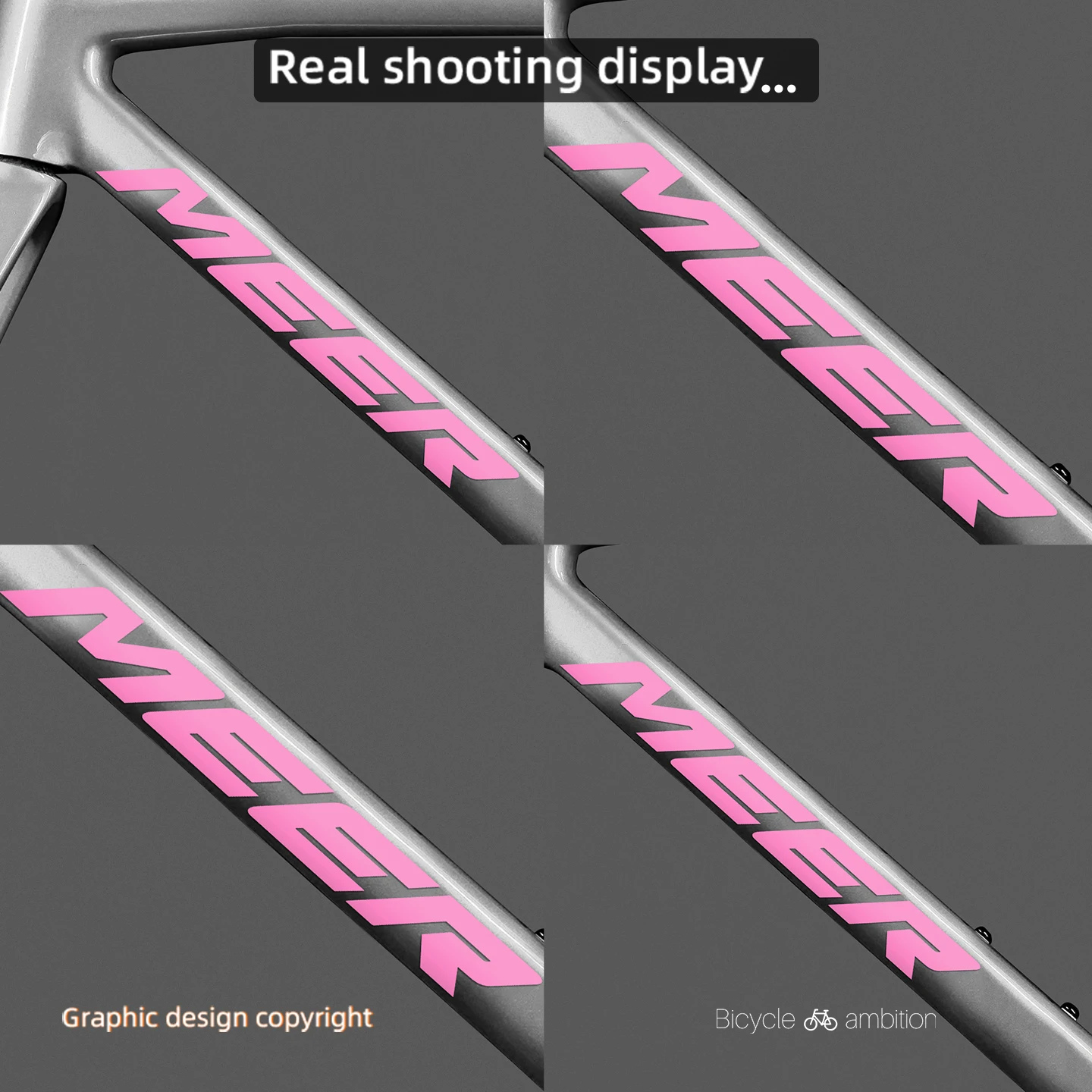 For MERIDA Scultura 6000 Road Bike Upgraded Down Tube Emblem Logo Stickers Color Change Refresh Look Bike Decor Stickers