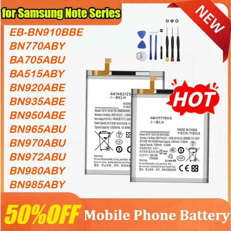 

EB-BN985ABY BN980ABY BN972ABU BN970ABU BN965ABU Battery for Samsung Note 20 Ultra Note 20 Note 10+/Note 10 With free Tools