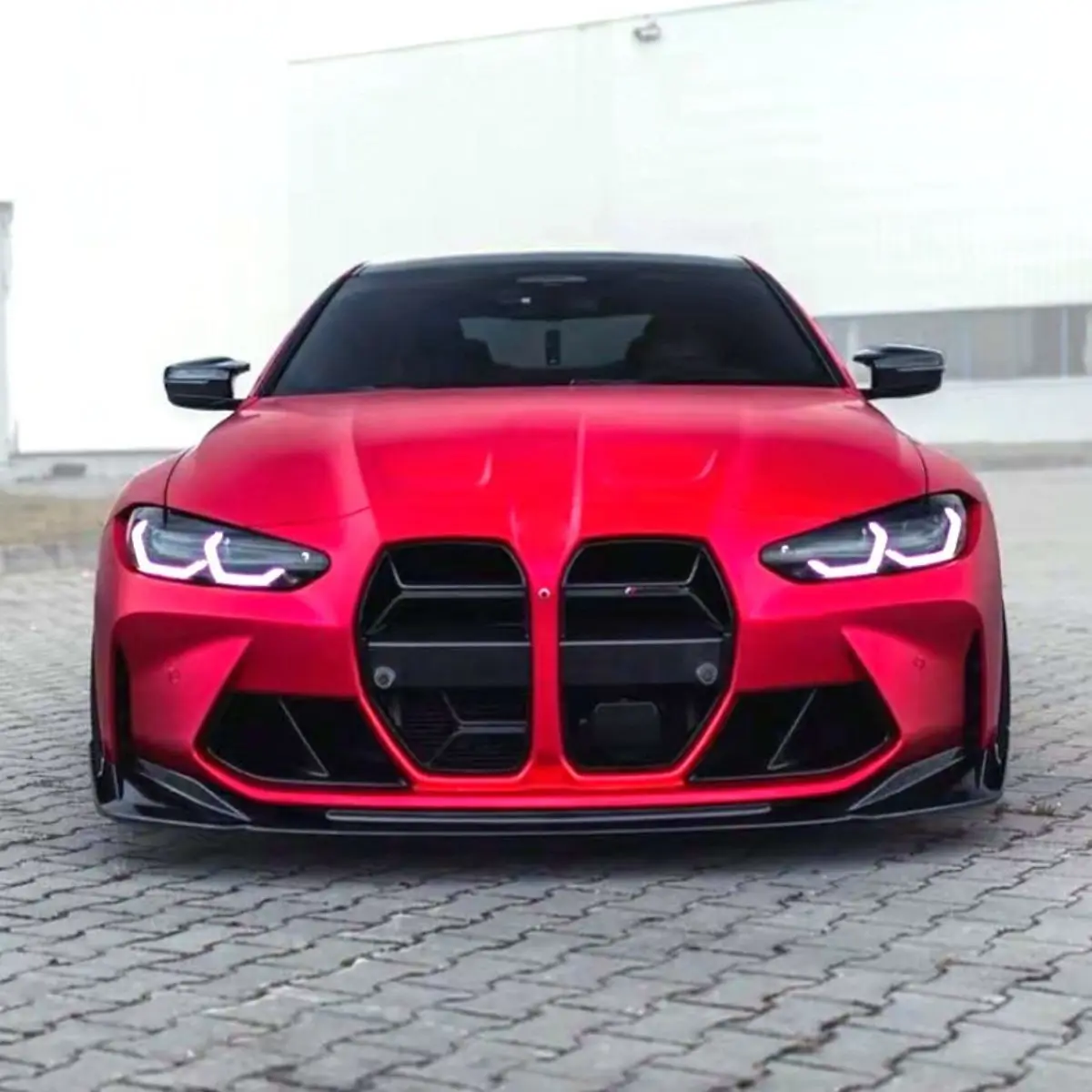 

Car Front Bumper Lip Splitter Diffuser Body Kits Spoiler Bumper Guard Protector Accessories For BMW M3 G80 M4 G82 2021 - 2023