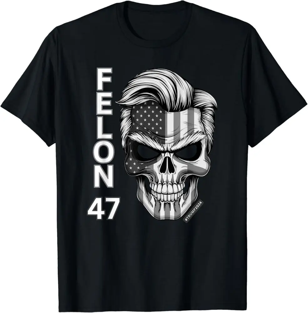 

NEW LIMITED Retro Trump 2024 Skull Design Best Gift Idea Premium T-Shirt S-5XL