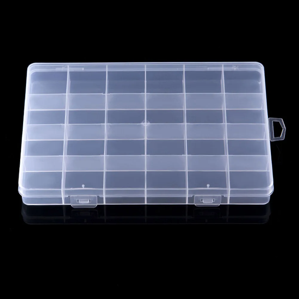 Compact Transparent Plastic Rectangle Neat And Organized Solution Number Of Pieces Organizing Simplifying Storage