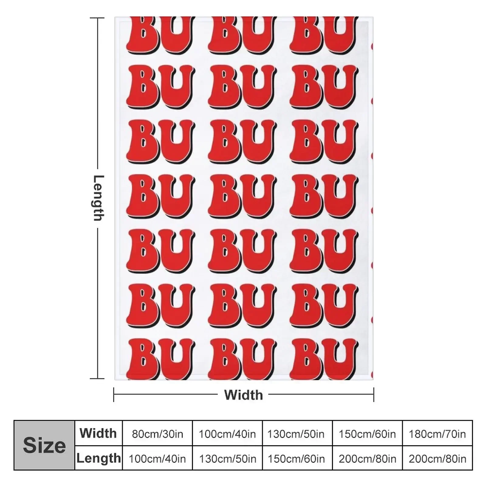 BU Boston University Throw Blanket Hair Blankets Sofas Of Decoration Weighted Luxury Throw Plaid bed plaid Blankets