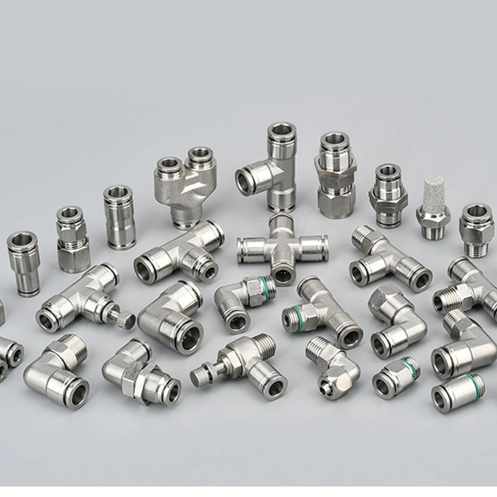 Pneumatic tracheal quick connector, pneumatic tracheal quick plug connector