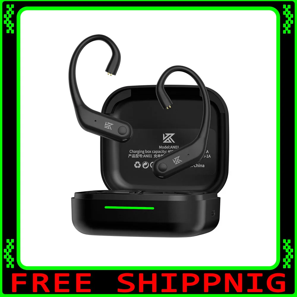 

Kz An01 Ear-Hanging Earphone Wireless Bluetooth Active Noise Reduction Portable Earphone Hifi Audio Decoding Custom Muisc Gifts