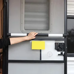 RV Screen Door Cross Bar Adjustable Grab Bar RV Door Handle for Travel Trailer Motorhome Camper