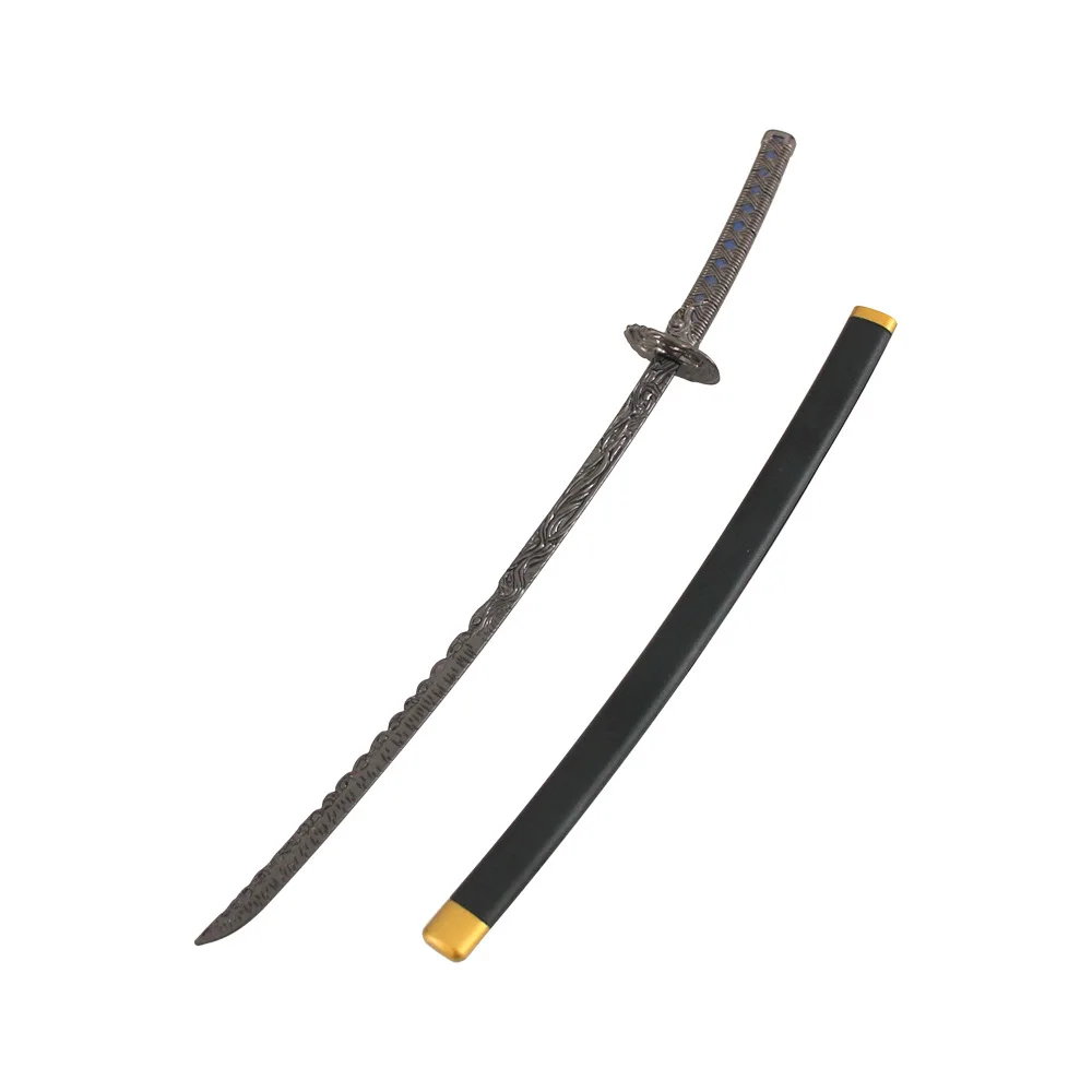 Juego Eldon de 26cm/10,2 pulgadas, hoja periférica de sombra de estrella con funda, espada, arma, modelo, cuchillo samurái, juguete de aleación, adorno, regalos artesanales