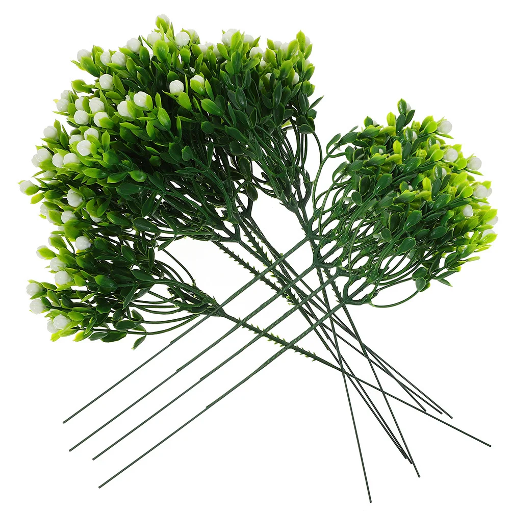 

12Pcs Realistic Flower Picks Faux Baby's Breath for Wedding Bridal Bouquet Home Decor Gifts Baby's Breath Flower Stems