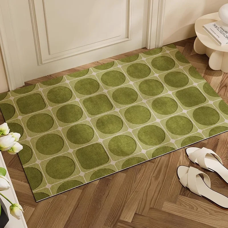 

American Style Retro Wire Loop Entrance Mat Entryway Floor Pad For Scraping Mud And Dirt Household Scissor-Cut Mat