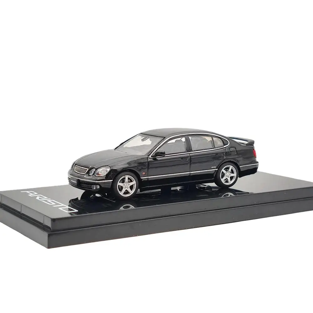 Hobby Japan 1:64 voor ARISTO V300 VERTEX EDITION Zwart HJ641030ABK Diecast Model Auto Miniatuur Collectie Speelgoed Voertuig Modellen