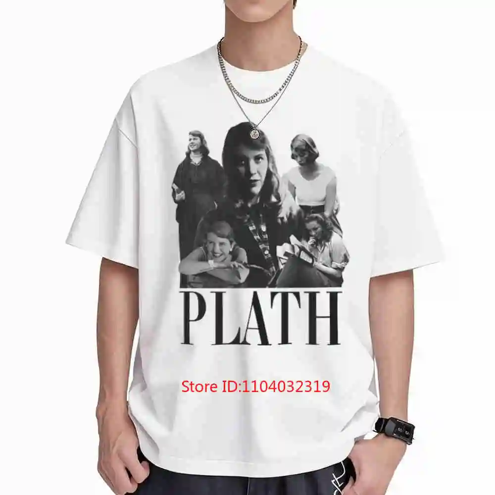Sylvia Plath Short Sleeve Tee 100% Cotton T-Shirt